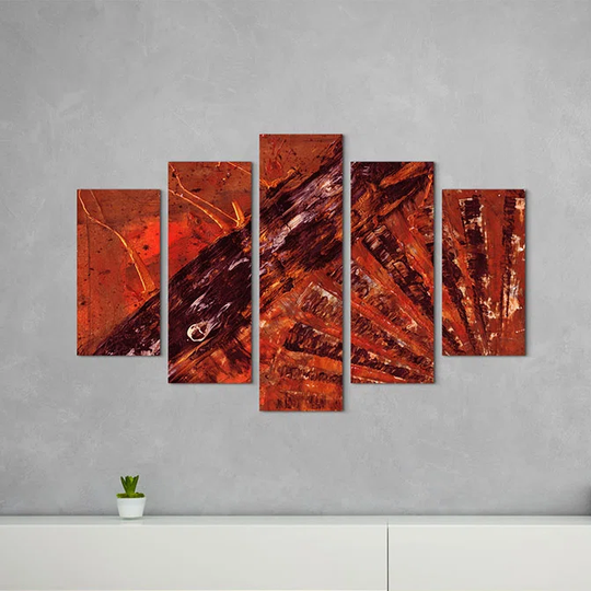 Enigma Abstract 850 Graphic Art Print Multi-Piece Image on Canvas