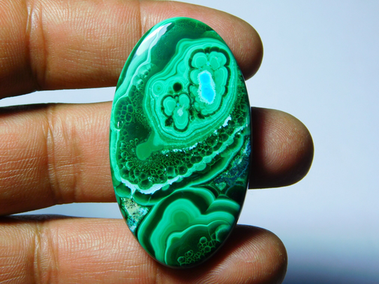 Rare Collection Of Very & Gorgeous Azurite Malachite High Quality Cabochon, Natural Loose Gemstone 129Cts.(50x28mm