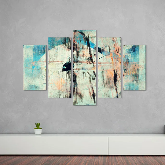 Enigma Abstract 908 Graphic Art Print Multi-Piece Image on Canvas
