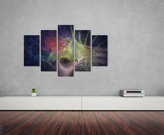 Enigma Sculpture Abstract 1195 Graphic Art Print Multi-Piece Image on Canvas