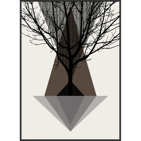 'Graphic 3' Framed Graphic Art