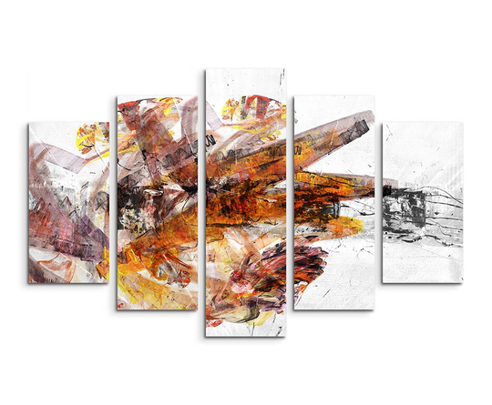 Enigma Abstract 1424 Graphic Art Print Multi-Piece Image on Canvas