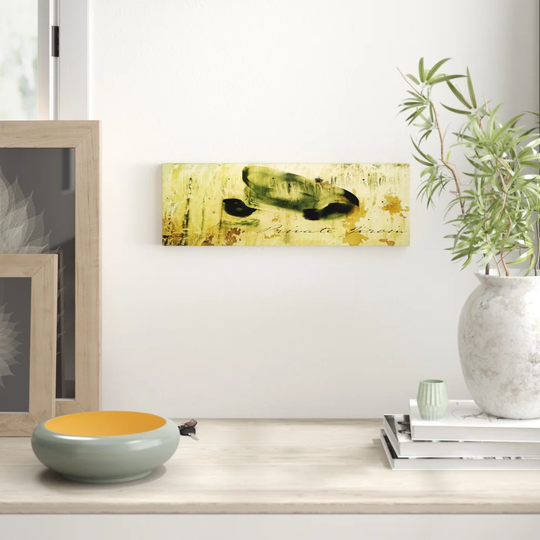 Enigma Panorama Abstract 448 Graphic Art Print on Canvas