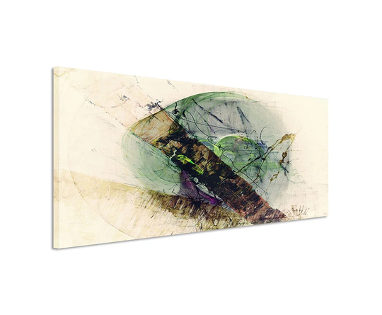 Panorama Abstrakt 1331 Framed Graphic Art Print on Canvas