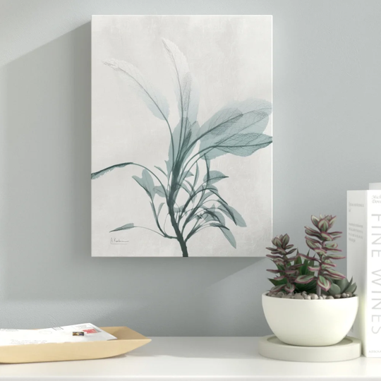 Emerald Sage 1 - Wrapped Canvas Graphic Art Print
