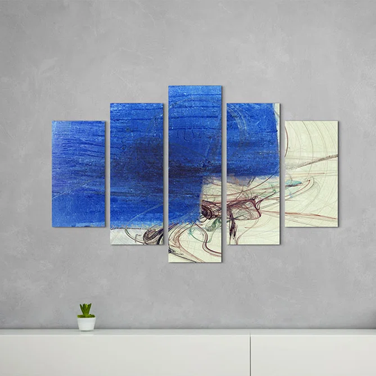 Enigma Scultpure Abstract 1040 Graphic Art Print Multi-Piece Image on Canvas