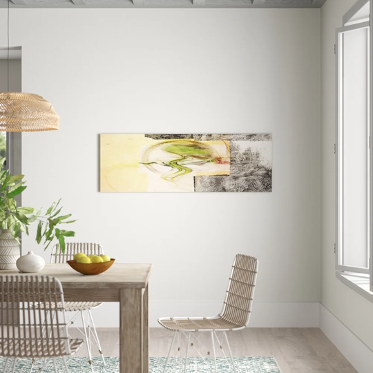 Enigma Panorama Abstract 390 Graphic Art Print on Canvas