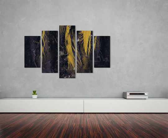 Enigma Abstract 892 Graphic Art Print Multi-Piece Image on Canvas