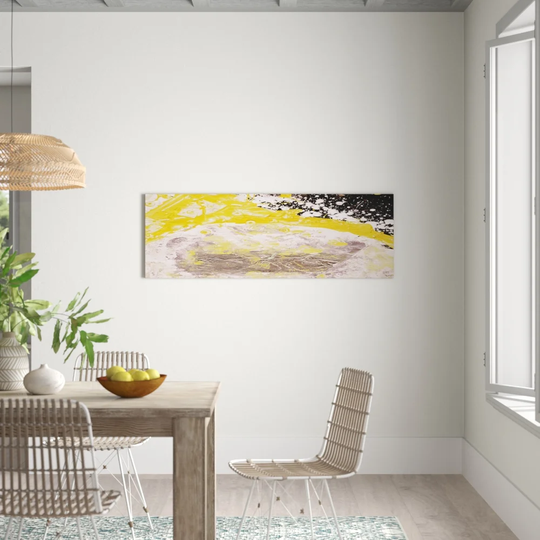 Enigma Panorama Abstract 665 Graphic Art Print on Canvas