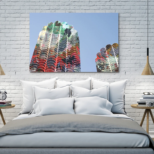 Chicago Colour Card by Kent Youngstrom - Wrapped Canvas Graphic Art Print