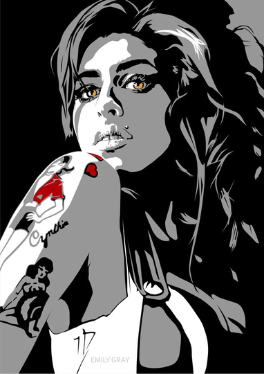 'Amy Winehouse' by Emily Gray Graphic Art