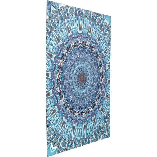 'Metallic Shakedellic' - Unframed Graphic Art Print on Glass