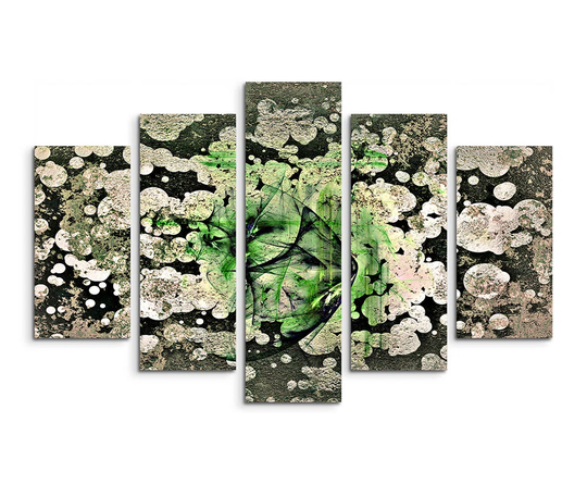 Enigma Sculpture Abstract 1380 Graphic Art Print Multi-Piece Image on Canvas