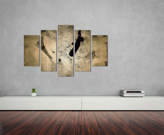Abstract 741 Graphic Art Print Multi-Piece Image on Wrapped Canvas