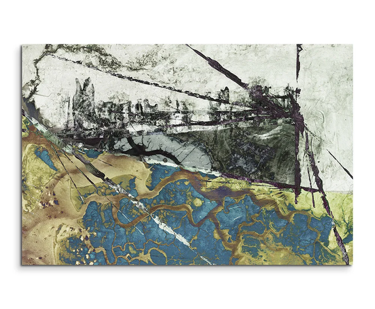 Enigma Abstract 566 Graphic Art Print on Canvas