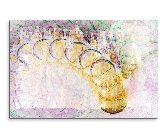 Enigma 1446 Abstract Graphic Art Print on Canvas