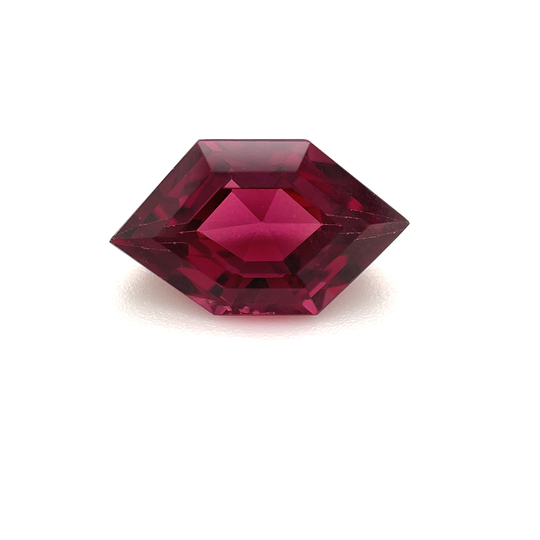 Elongated Hexagon Rhodolite Garnet 2.94Ct