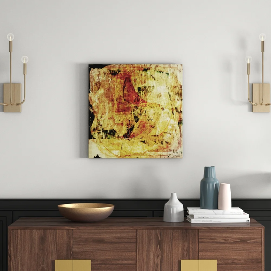 Abstract 888 Graphic Art Print on Canvas