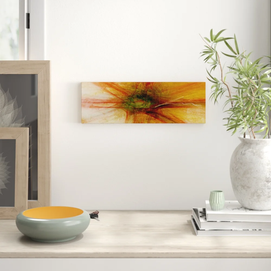 Enigma Panorama Abstract 1139 Graphic Art Print on Canvas