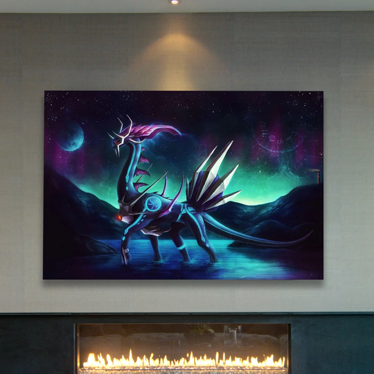 Dialga by Jonas Jödicke - Wrapped Canvas Graphic Art Print