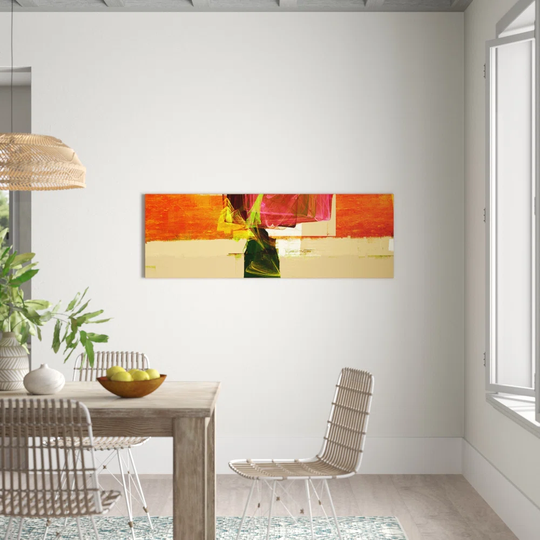 Enigma Panorama Abstract 144 Graphic Art Print on Canvas