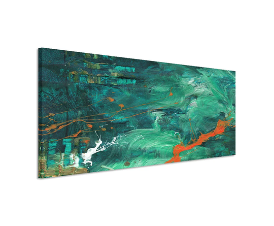 Panorama Abstract 891 Graphic Art Print on Canvas