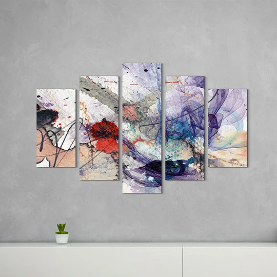 Enigma Scultpure Abstract 1038 Graphic Art Print Multi-Piece Image on Canvas