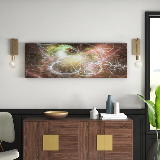 Enigma Panorama Abstract 1069 Graphic Art Print on Canvas