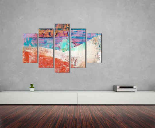 Enigma Abstract 760 Graphic Art Print Multi-Piece Image on Canvas