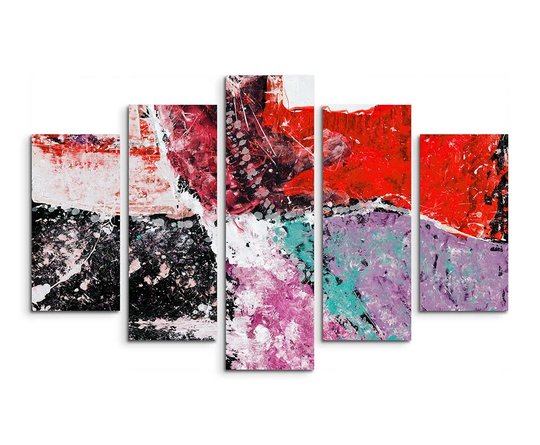 Enigma Abstract 583 Graphic Art Print Multi-Piece Image on Canvas