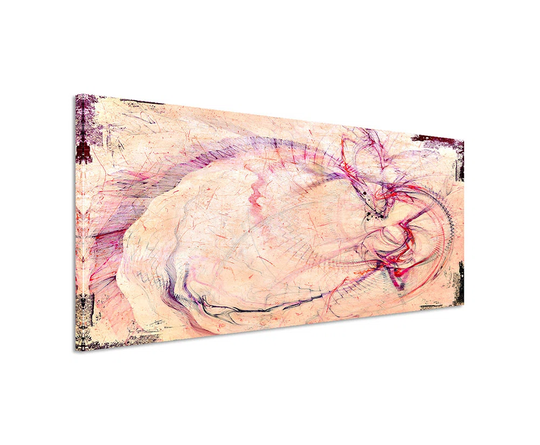 Enigma Panorama Abstract 1346 Graphic Art Print on Canvas