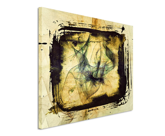 Enigma Abstract 1101 Graphic Art Print On Canvas