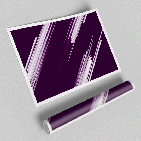 Shards of On - Graphic Art Print on Paper