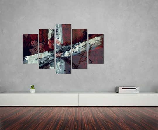 Enigma Abstract 966 Graphic Art Print Multi-Piece Image on Canvas