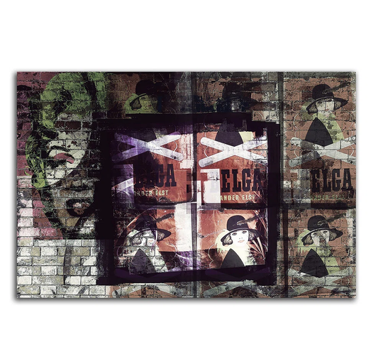 Enigma 446 Abstract Graphic Art Print on Canvas