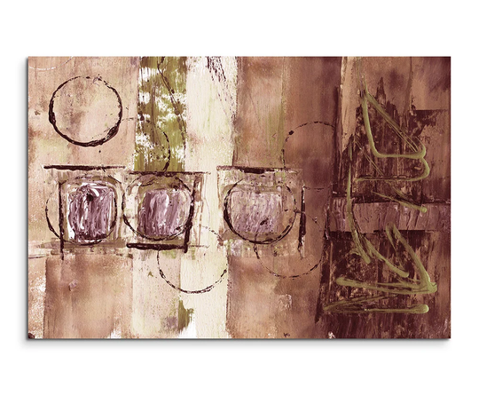 Enigma 624 Abstract Graphic Art Print on Canvas