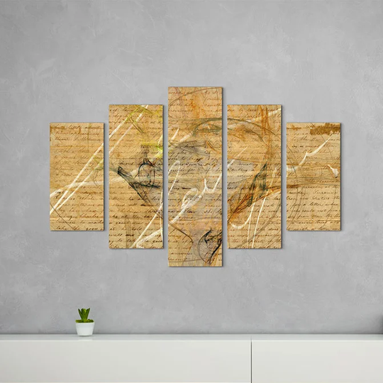 Enigma Sculpture Abstract 1052 Graphic Art Print Multi-Piece Image on Canvas