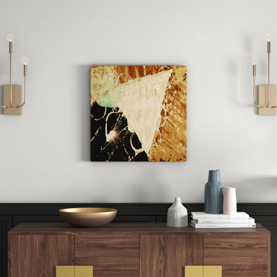 Enigma Abstract 725 Graphic Art Print on Canvas
