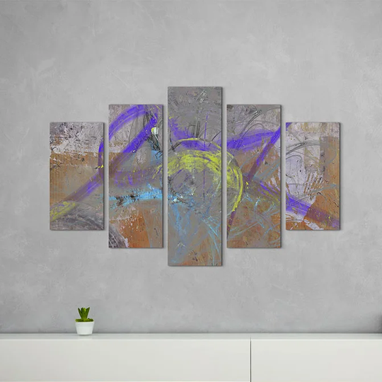 Enigma Abstract 1450 Graphic Art Print Multi-Piece Image on Canvas