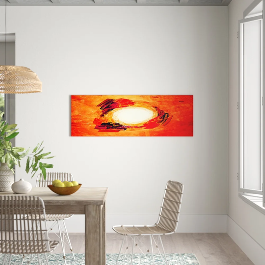 Enigma Panorama Abstract 075 Graphic Art Print on Canvas