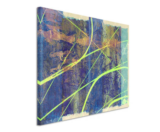 Enigma Abstract 957 Graphic Art Print on Canvas