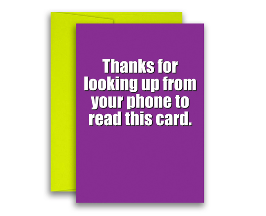 Teenager Birthday Congrats Card Just Because 5x7 Inches W/Envelope