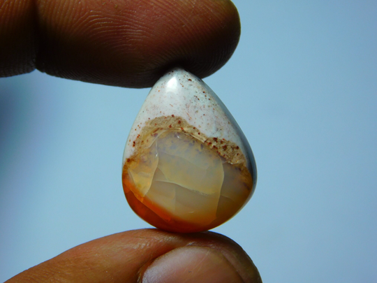 Natural Mexican Opal Gemstone Gorgeous Cabochon Excellent Quality Loose Stone 15Cts.(20x16mm