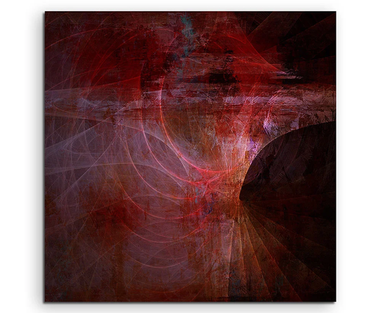 Enigma Abstract 1482 Graphic Art Print on Canvas