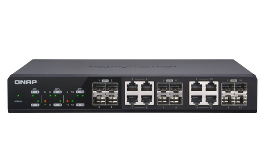 QNAP QSW-M1208-8C 12 Port 10GbE SFP+ Managed Switch