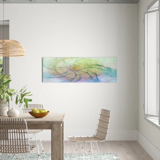 Enigma Panorama Abstract 1017 Graphic Art Print on Canvas