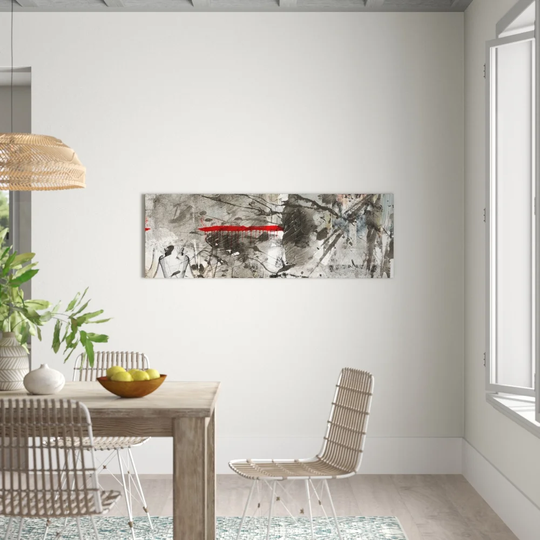 Enigma Panorama Abstract 839 Graphic Art Print on Canvas