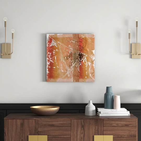 Enigma Abstract 663 Graphic Art Print on Canvas