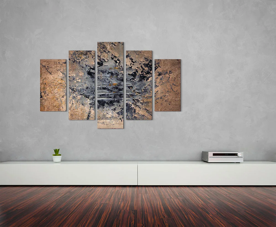 Enigma Abstract 934 Graphic Art Print Multi-Piece Image on Canvas