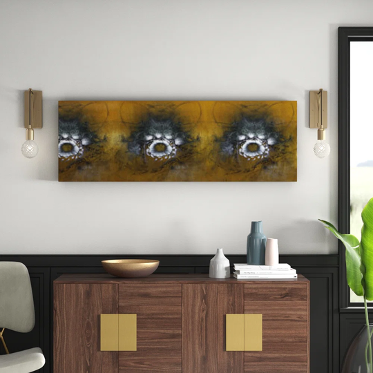Enigma Panorama Abstract 065 Graphic Art Print on Canvas